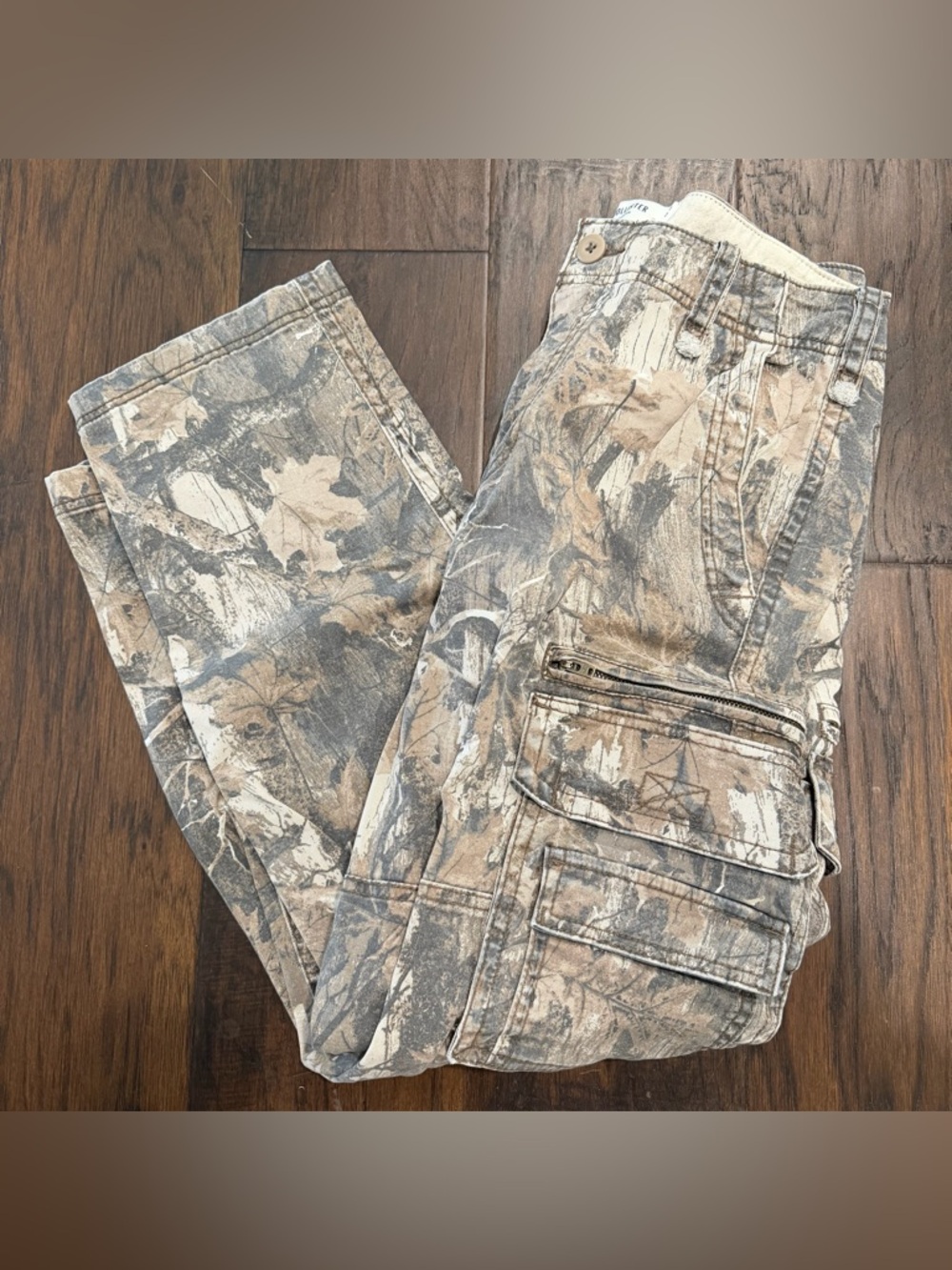 Hollister camo cargo pants